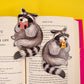 Raccoon Die-Cut Bookmark