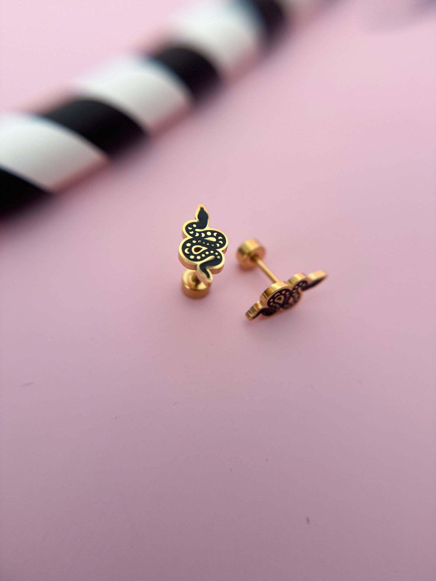 Mystic Snake Stud Earrings