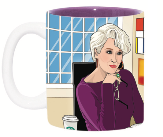 Mug with Miranda Priestley from The Devil Wears Prada