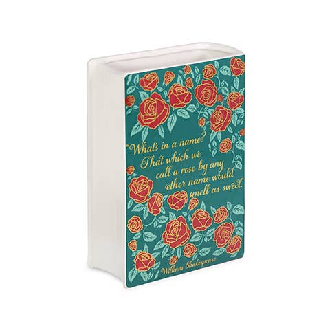 (CASE PACK) Large Book Vase, Romeo and Juliet