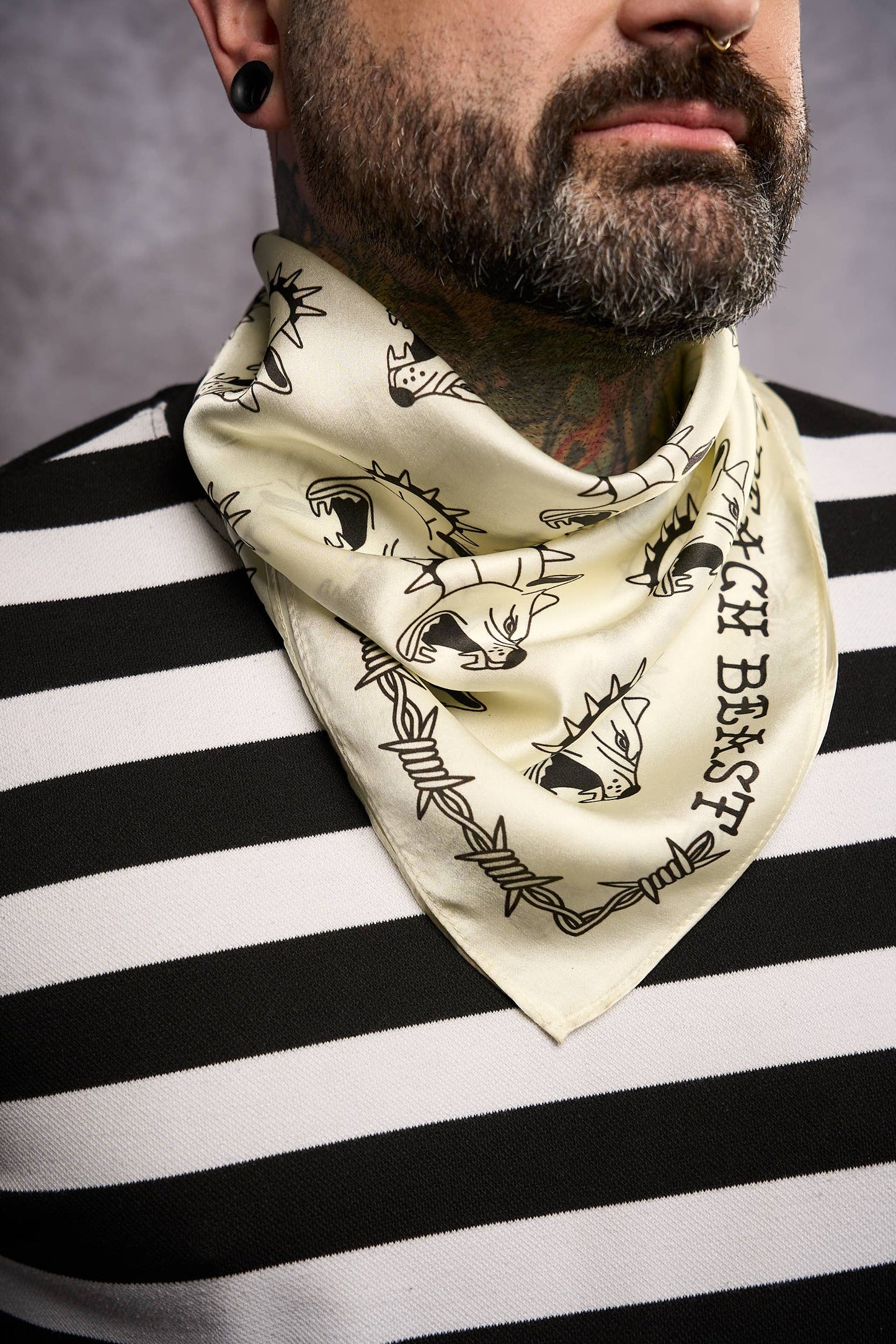 Tattoo Flash Silk Scarf