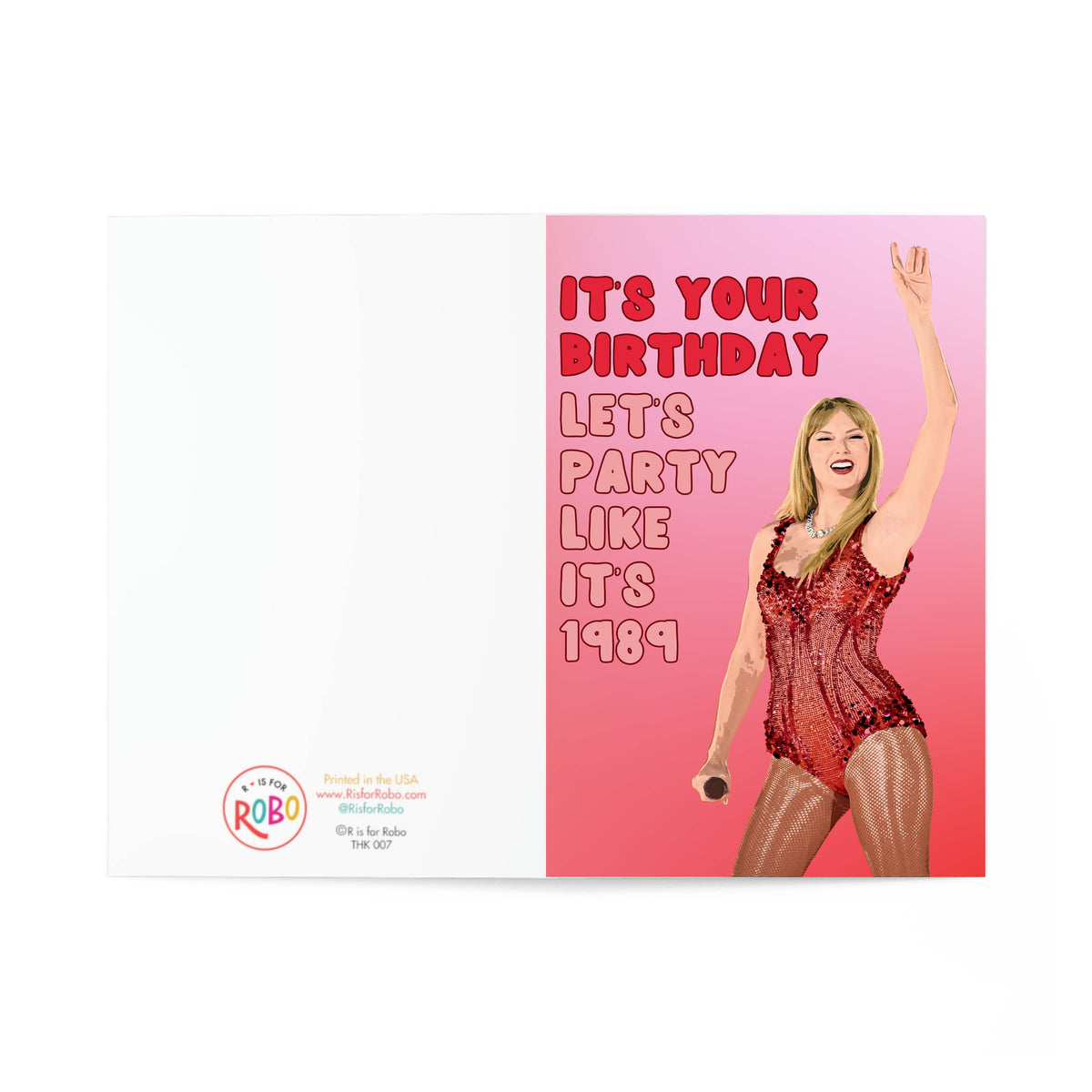 Taylor 1989 Birthday Card