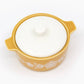 Pyrex-Inspired Butterfly Gold Casserole Ceramic Trinket Box