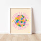 Glowin' And Growin' Art Print: 11x14