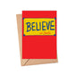 Believe in Santa Christmas Card