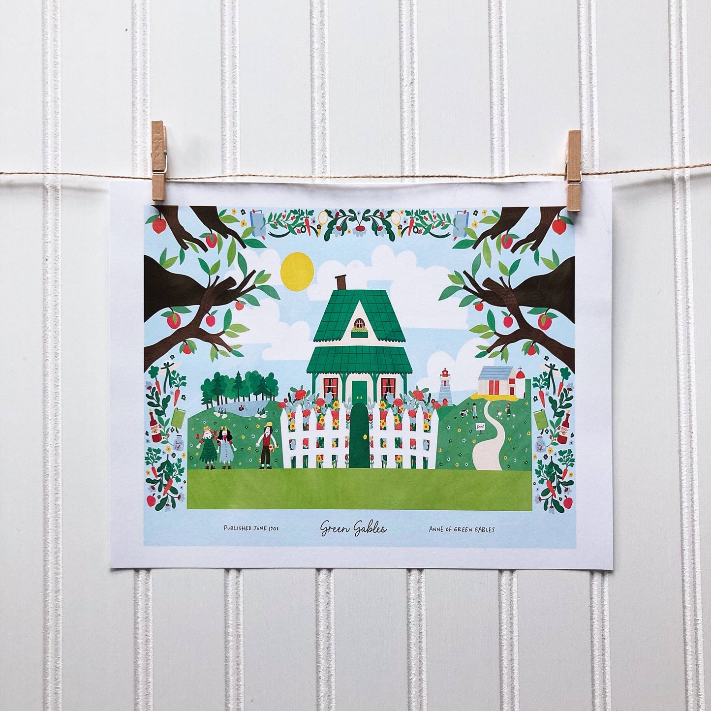 Anne of Green Gables Bookish Art Print
