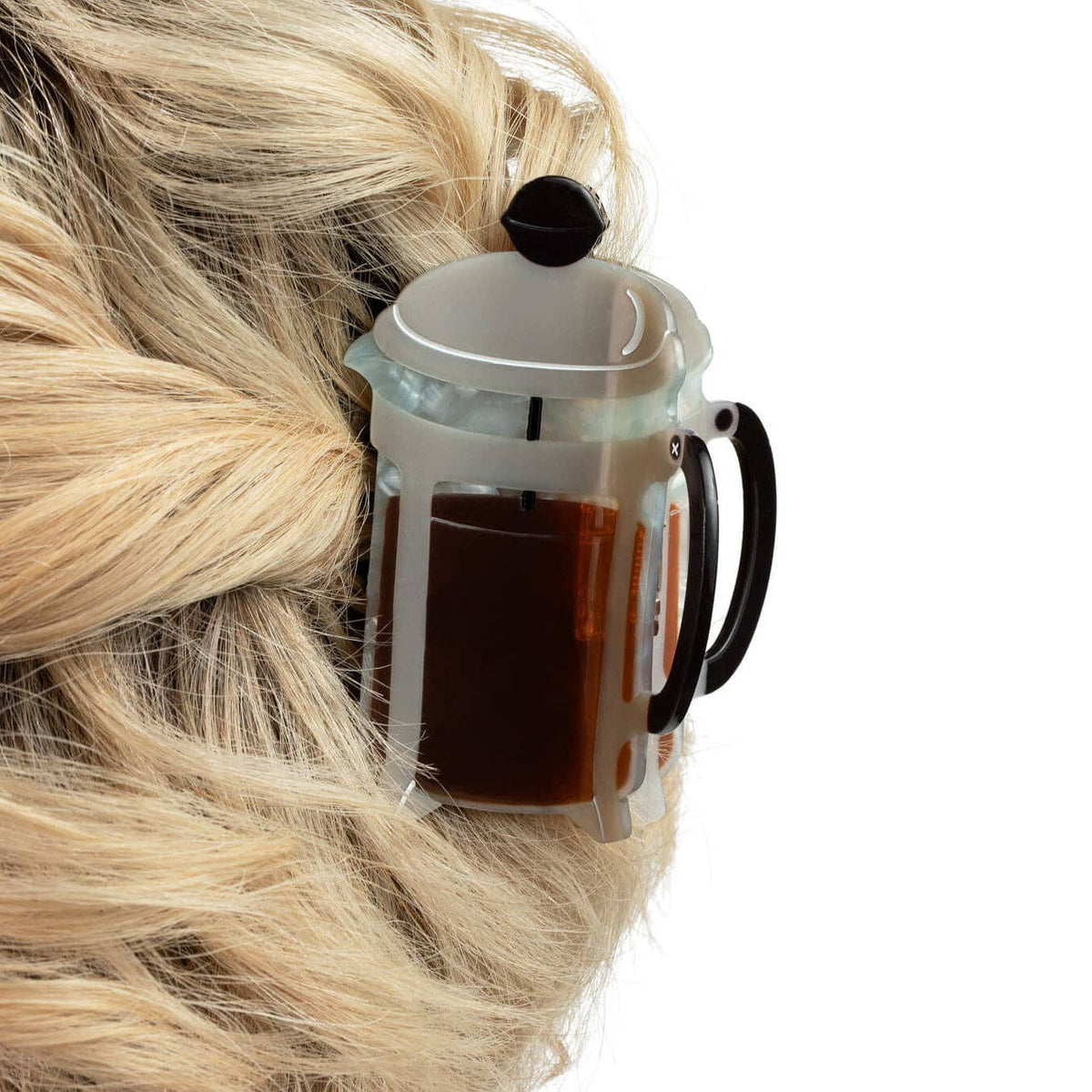 Large French Press Hair Claw Clip