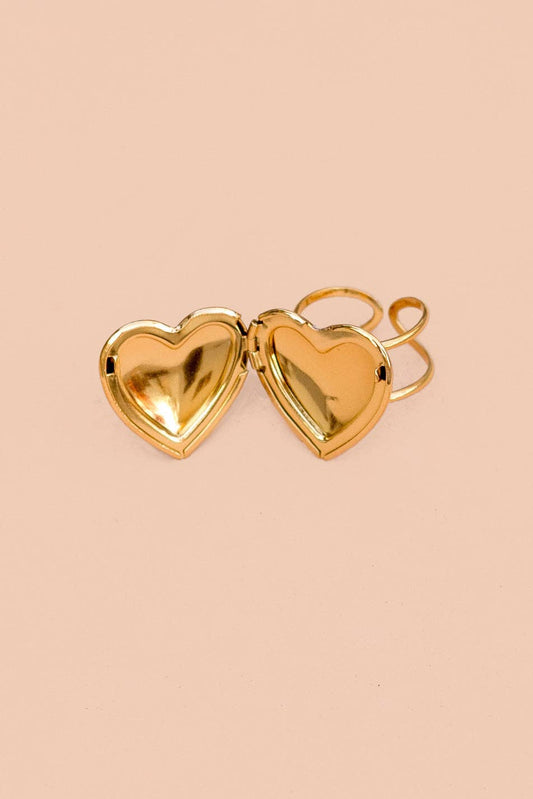 Locket Gold Ring