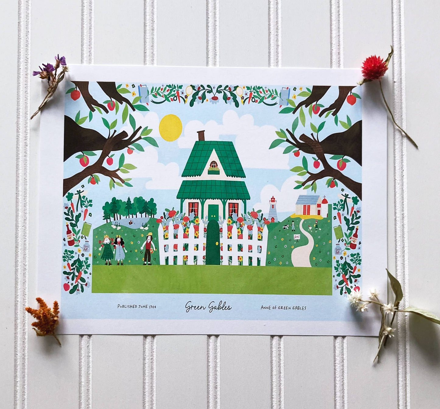 Anne of Green Gables Bookish Art Print