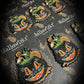 Vintage Halloween Black Cat Enamel Pin