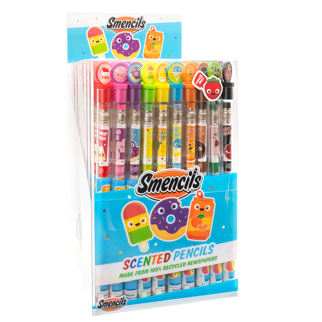 Smencils - Scented Pencils Made from Recycled Newspapers