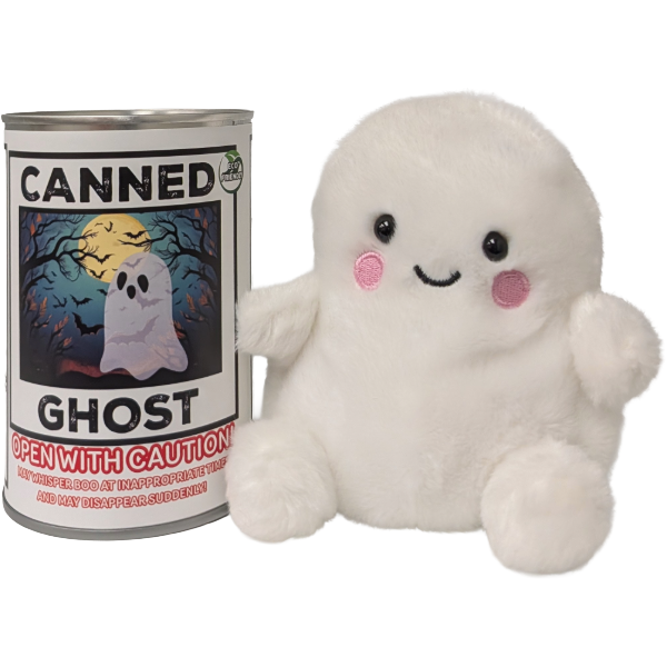 Canned Ghost- Halloween Plush Gift in Can