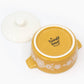Pyrex-Inspired Butterfly Gold Casserole Ceramic Trinket Box