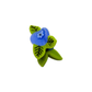 Mini Blueberry Hair Claw Clip