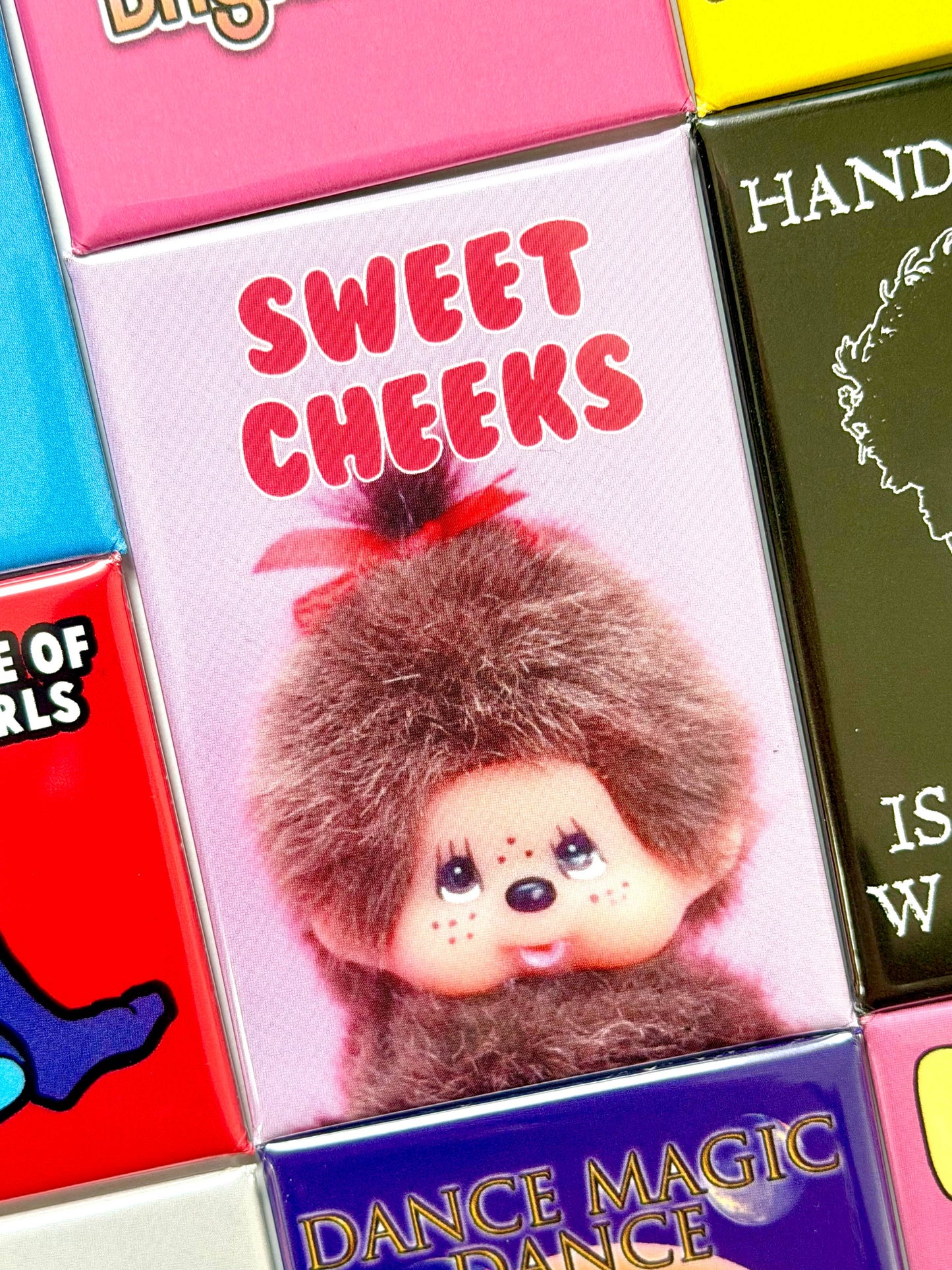 Cute Sweet Monkey Inspired Fridge Magnet