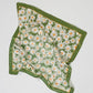 Green Daisy Silky Scarf