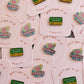 Overthinking Motel Sign Enamel Lapel Pin