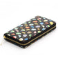 Pyrex-Inspired Retro Kitchen Wallet | 2 Sizes Available: Accordion Zip Wallet (Black)