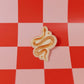 Metallic Gold Snake Embroidered (Iron-On) Patch
