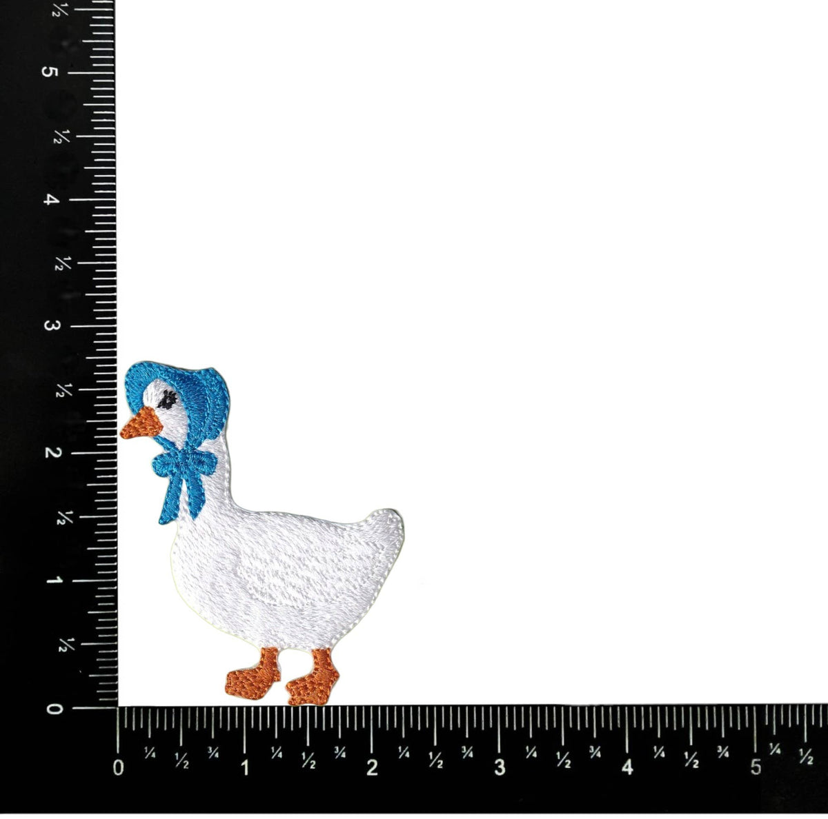 Goose with Blue Bonnet Patch