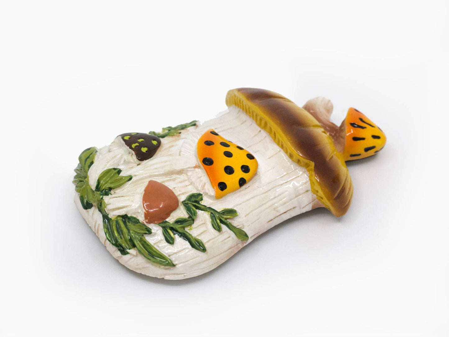 Fridge Magnet Merry Mushrooms-Inspired 70s Hand-Painted