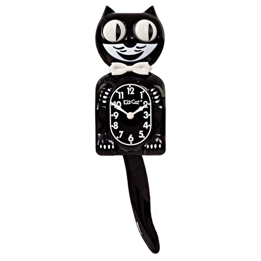 Classic Black Kit Cat Klock