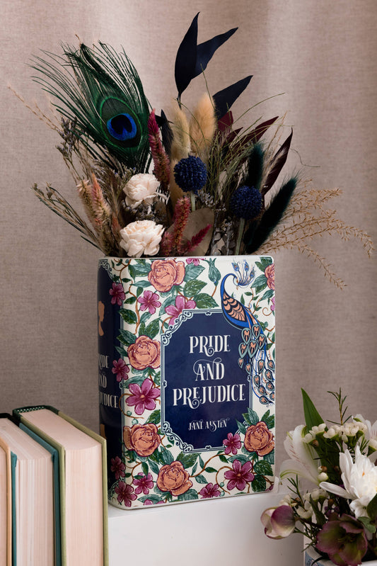 Pride and Prejudice Book Vase