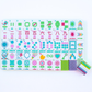 Crystal Confetti Lemon-Lime | Mahjong with a Sprinkle of Color and Joy
