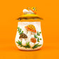Merry Mushroom-Inspired 70s Hand-Painted Christmas Ornament – Retro Kitchen Decor