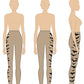 Asymmetric Bat Fishnet Tights