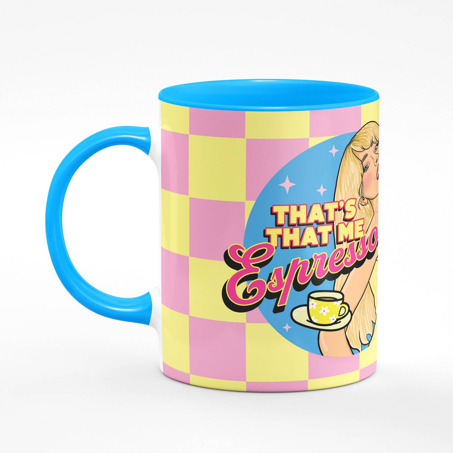 That's That Me Espresso Blue Mug