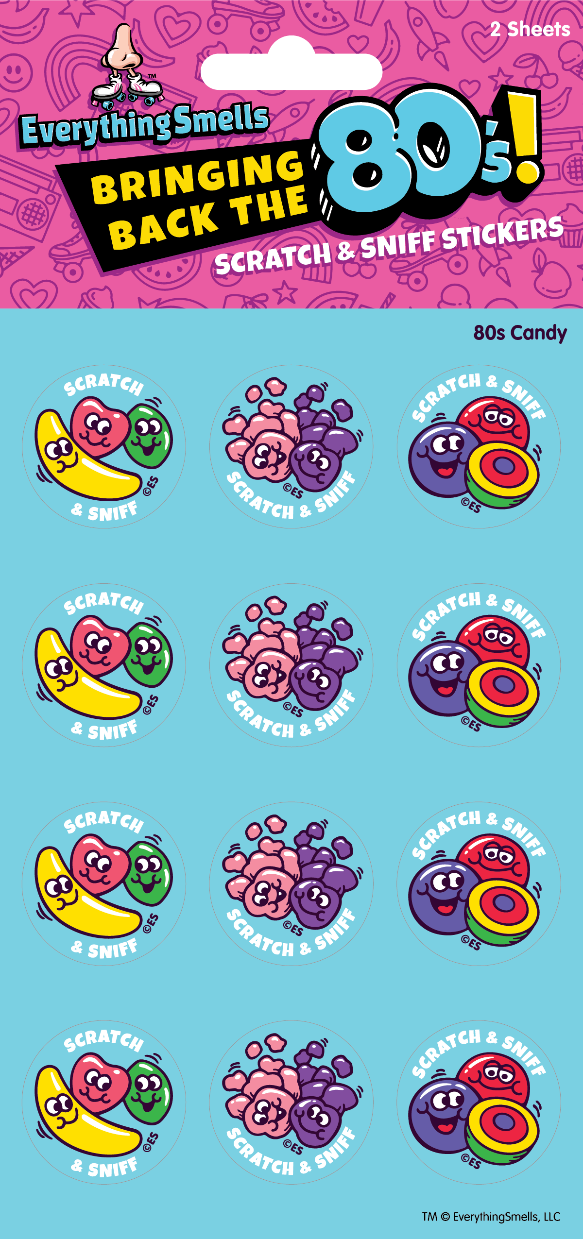 80s Candy Scratch & Sniff Stickers
