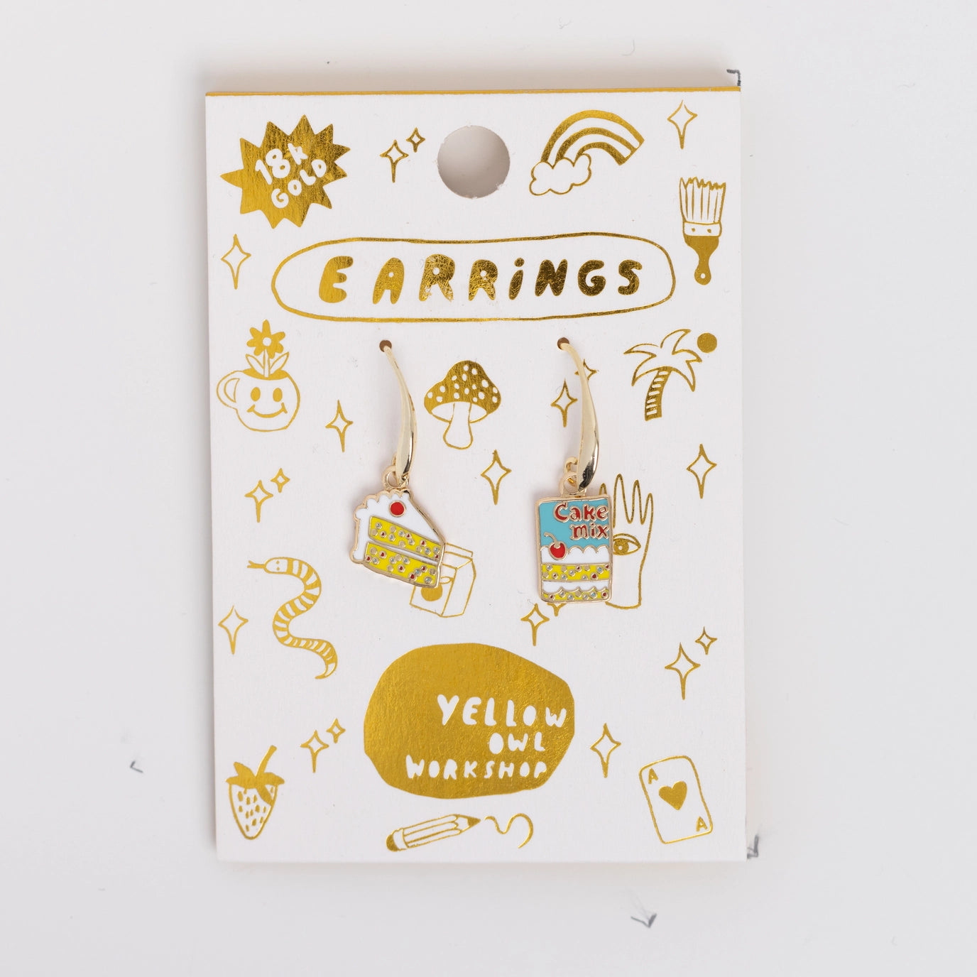 Mismatched Drop Earrings from Yellow Owl