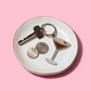 Espresso Martini Enamel Keychain