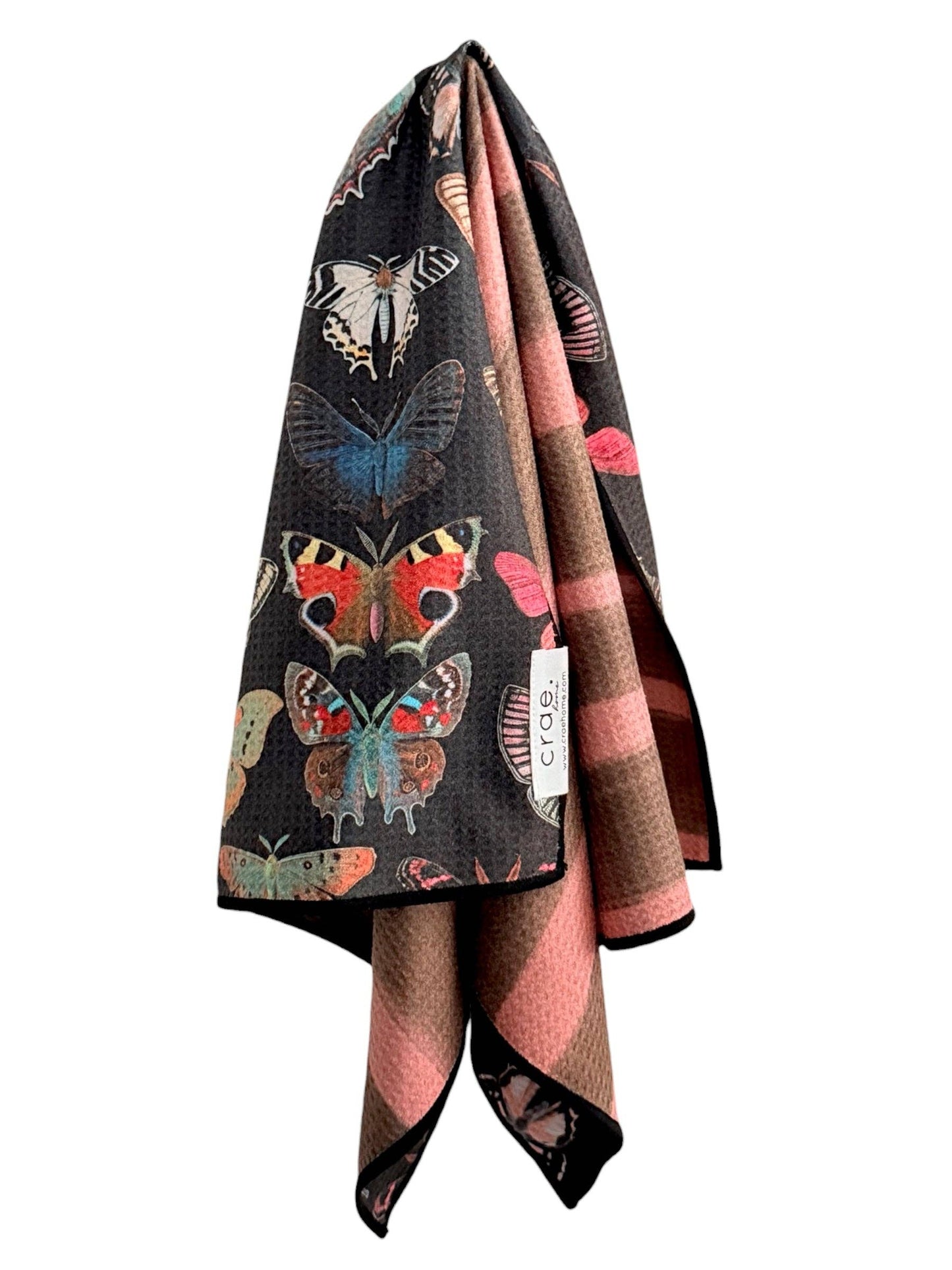 Velvet Wings Reversible Hand Towel