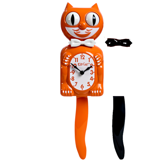 Orange Kit-Cat Klock