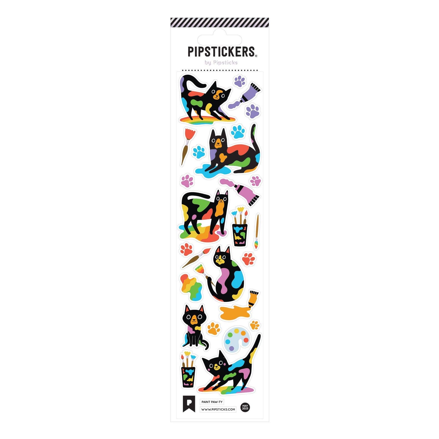Paint Paw-ty Stickers