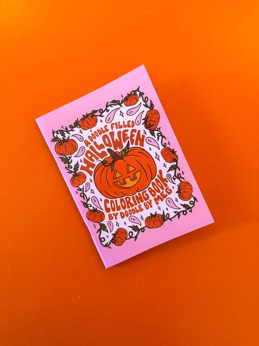 A Doodle Filled Halloween Coloring Book