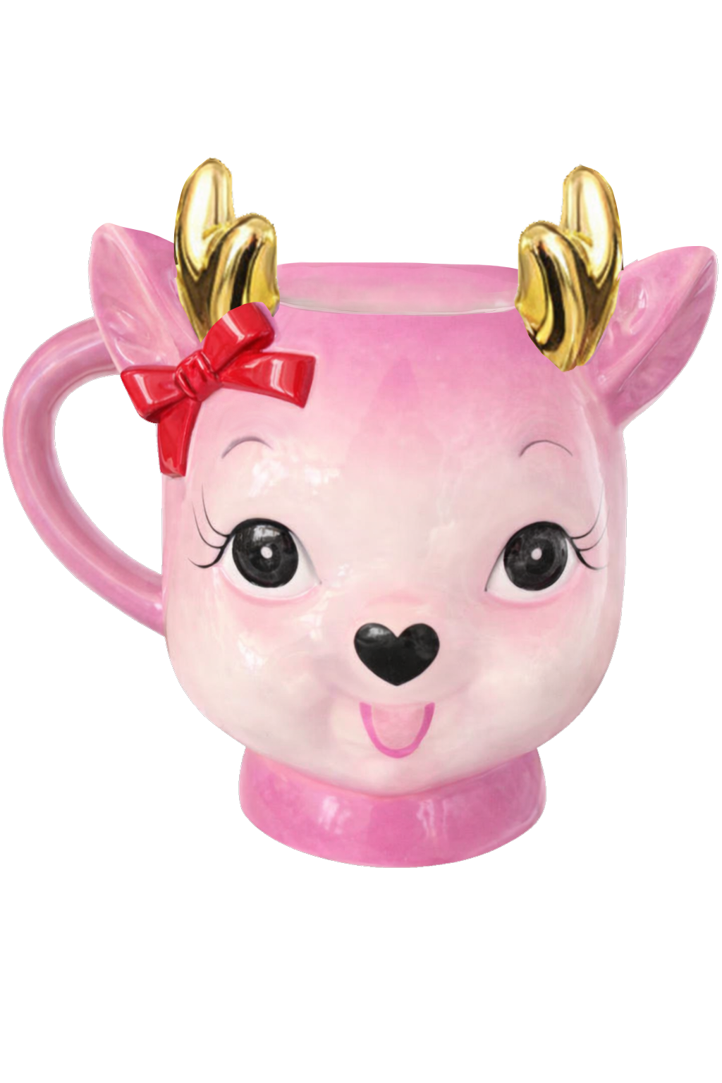 Oh Deer Pink Reindeer Mug