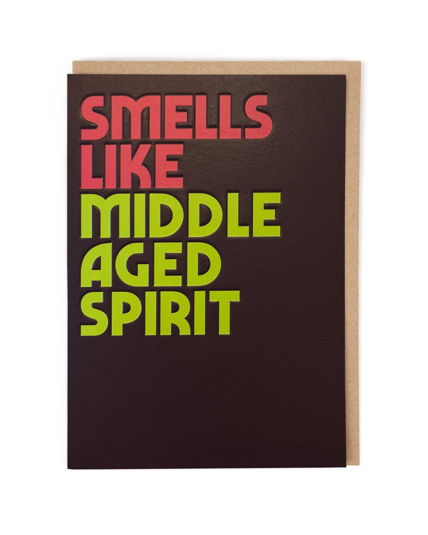 Middle-Aged Spirit Birthday Card