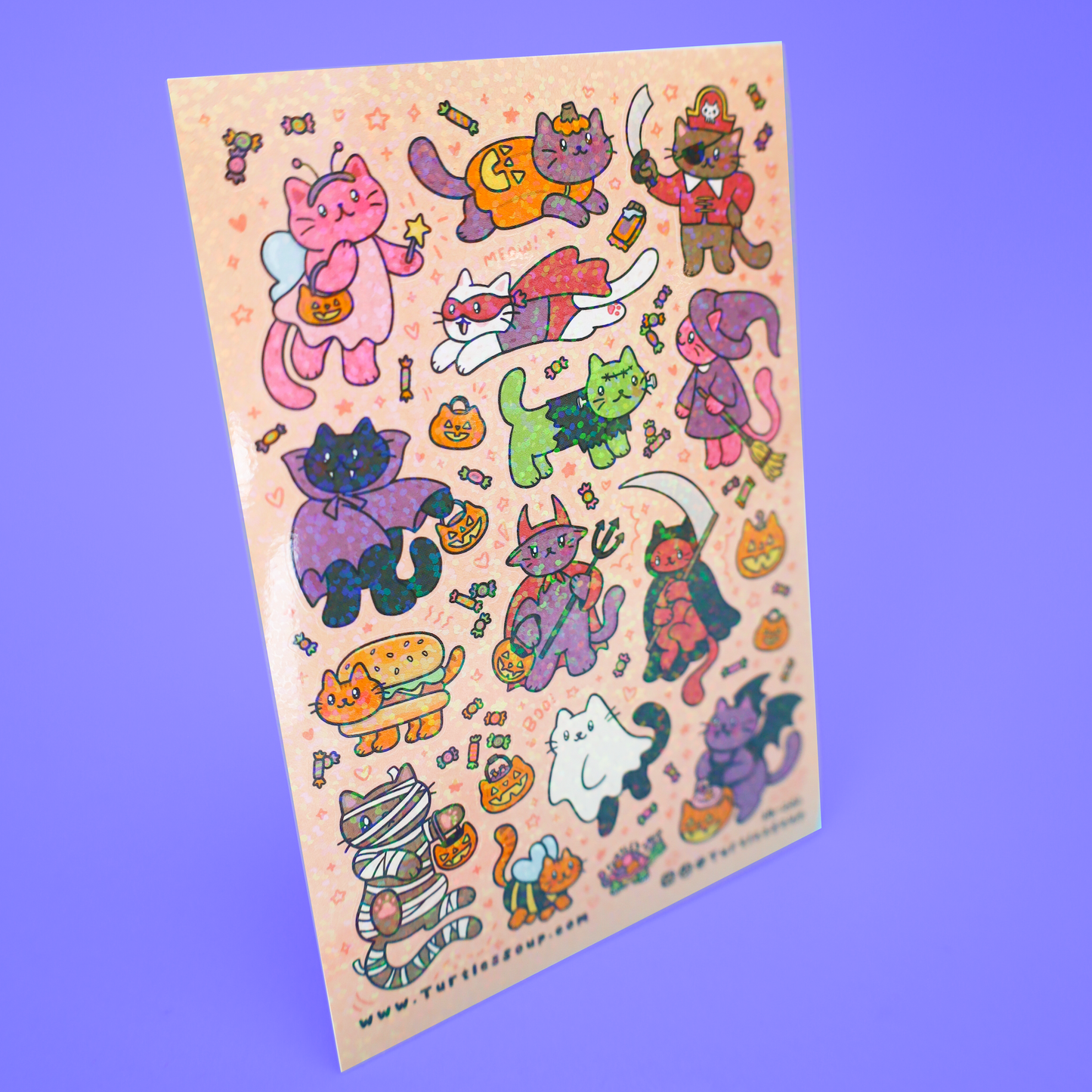 Puppy Halloween Costume Stationery Planner Sticker Sheet