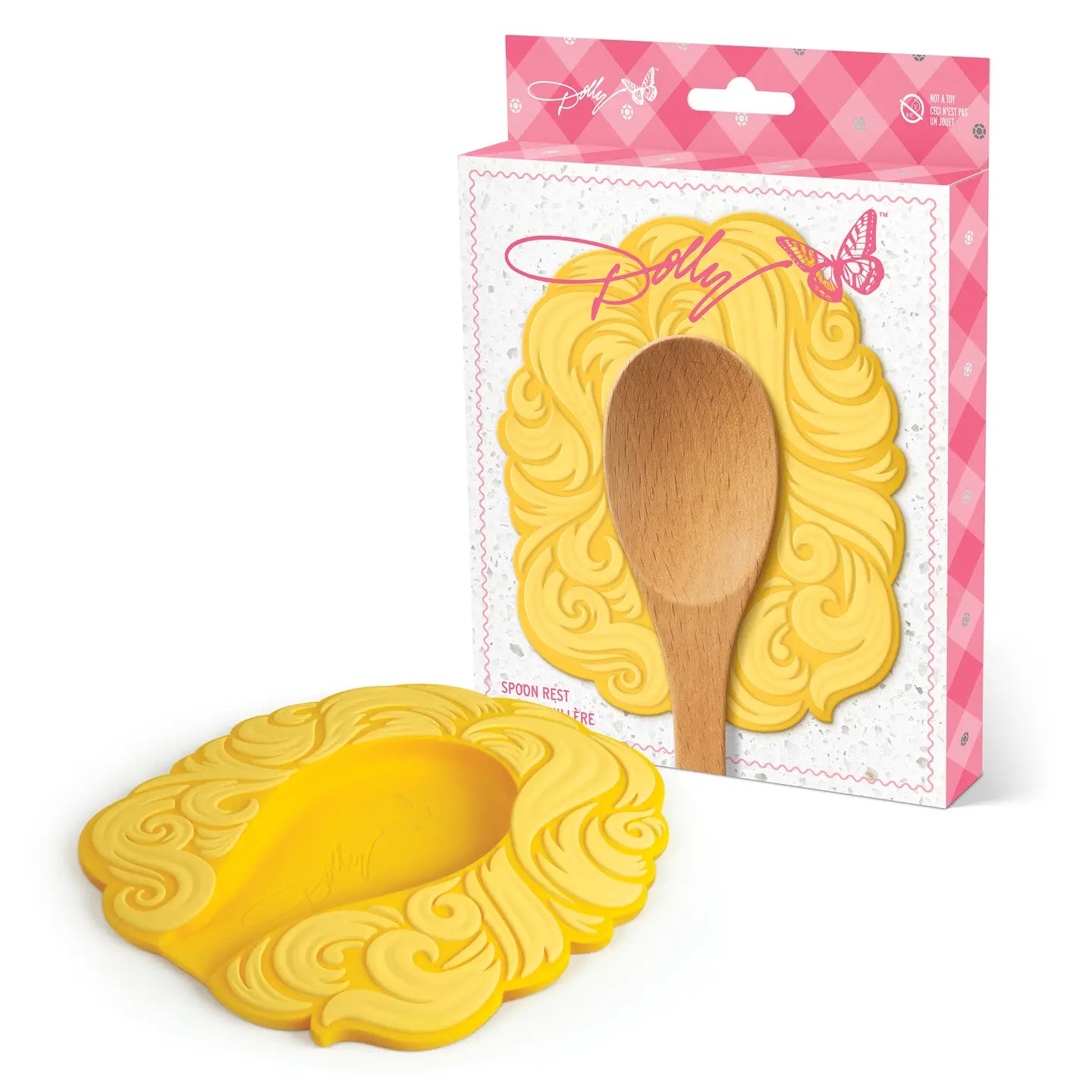 Dolly Parton Spoon Rest, Dolly-Inspired Big Hair Design