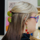 Mini Stuffed Olive Hair Claw
