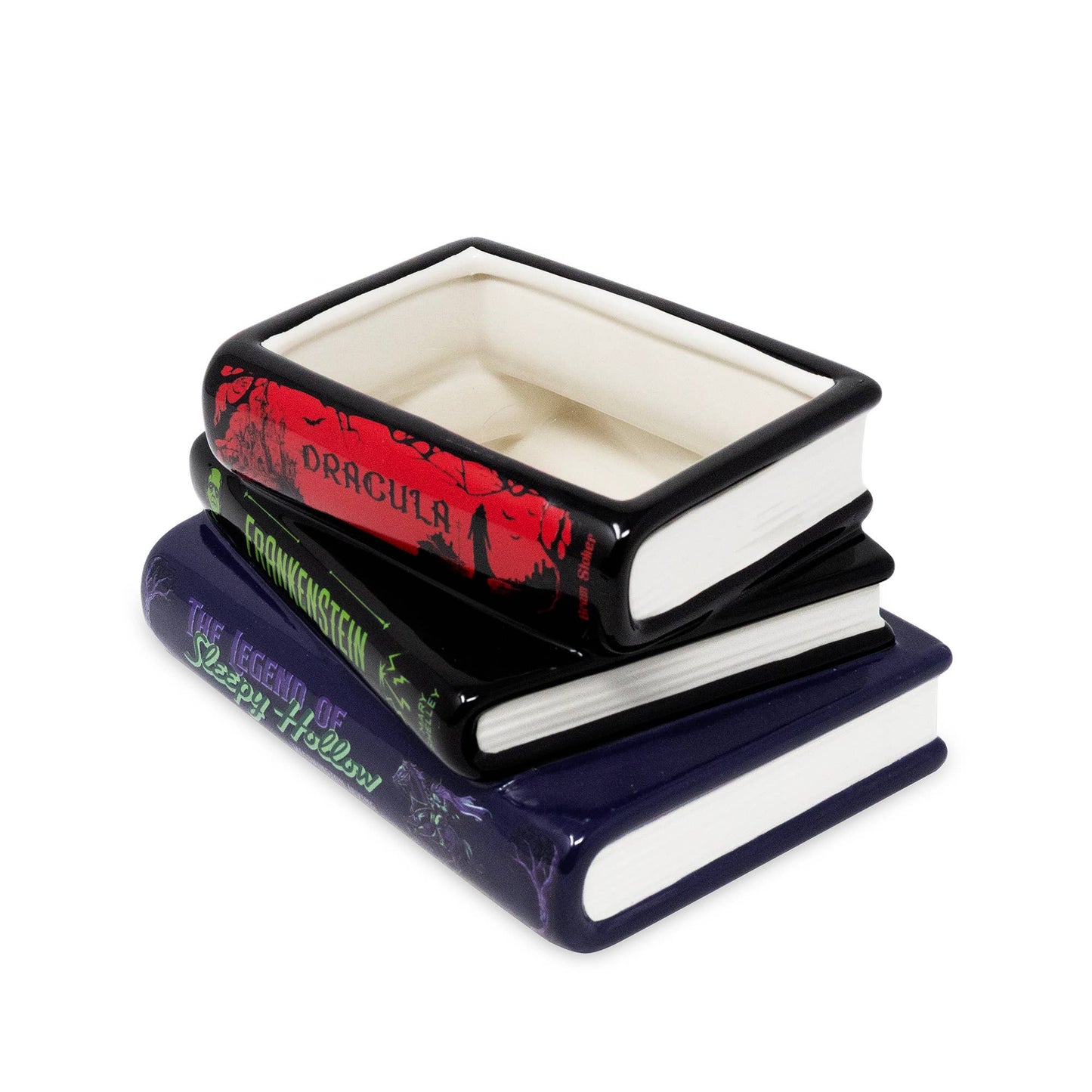 Stacked Book Planter, Sleepy Hollow