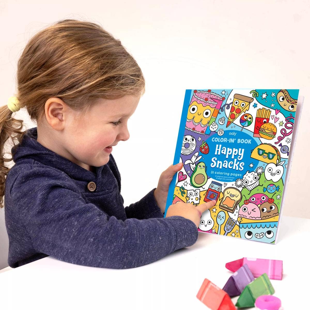 Happy Snacks Coloring Book