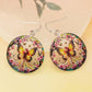Butterfly Burst Clear Acrylic Nature Print Earrings