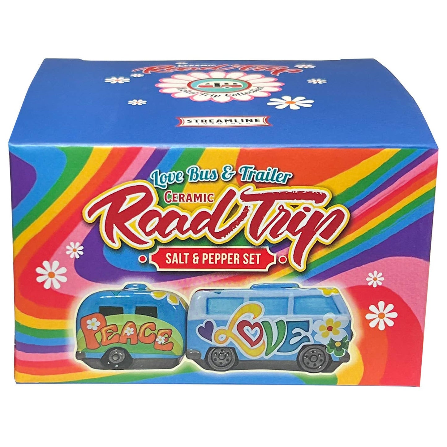 Road Trip Peace & Love Salt & Pepper Shaker Set