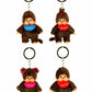 Classic Monchhichi Keychains
