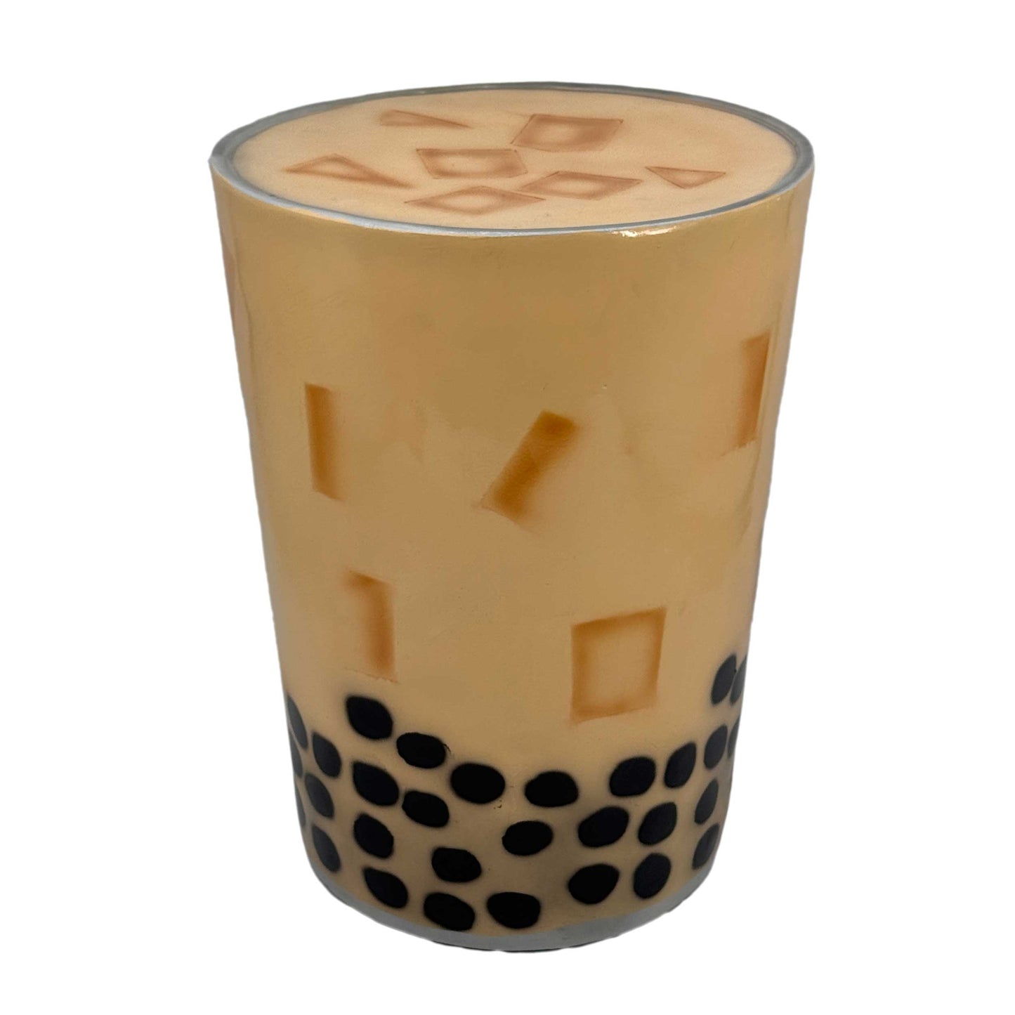 Boba Milk Tea Stool Polyresin Side Table 18"