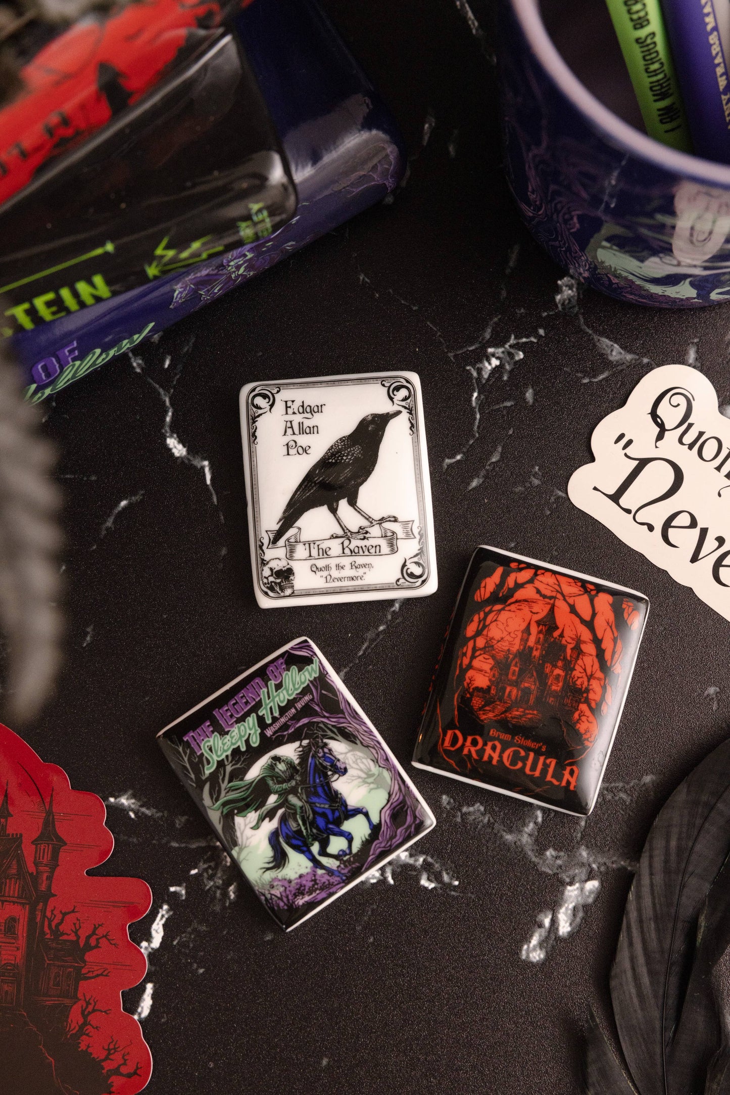 Book Magnet Set, Halloween